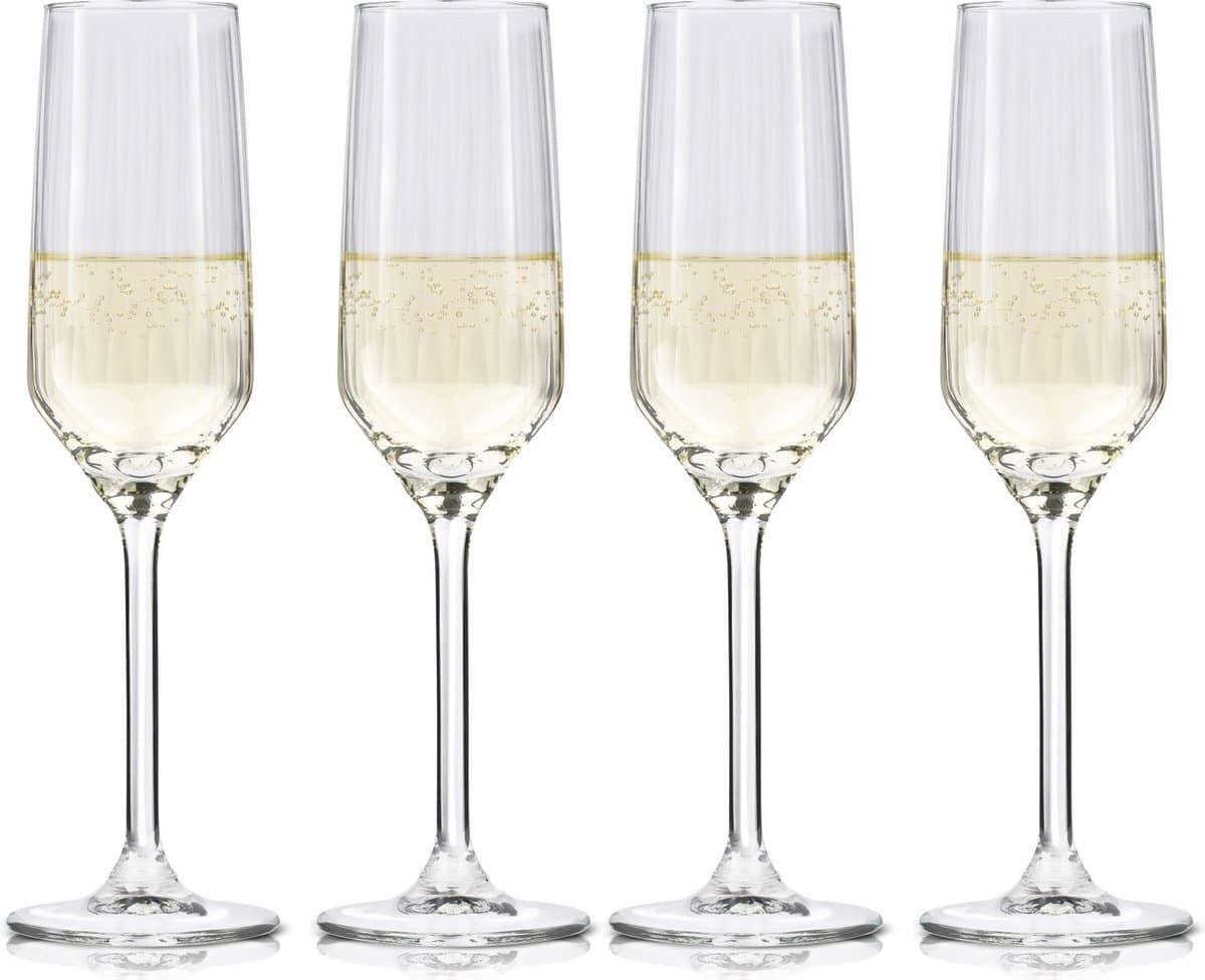 Alpina Champagneglas set - 220 ml, 4 stuks