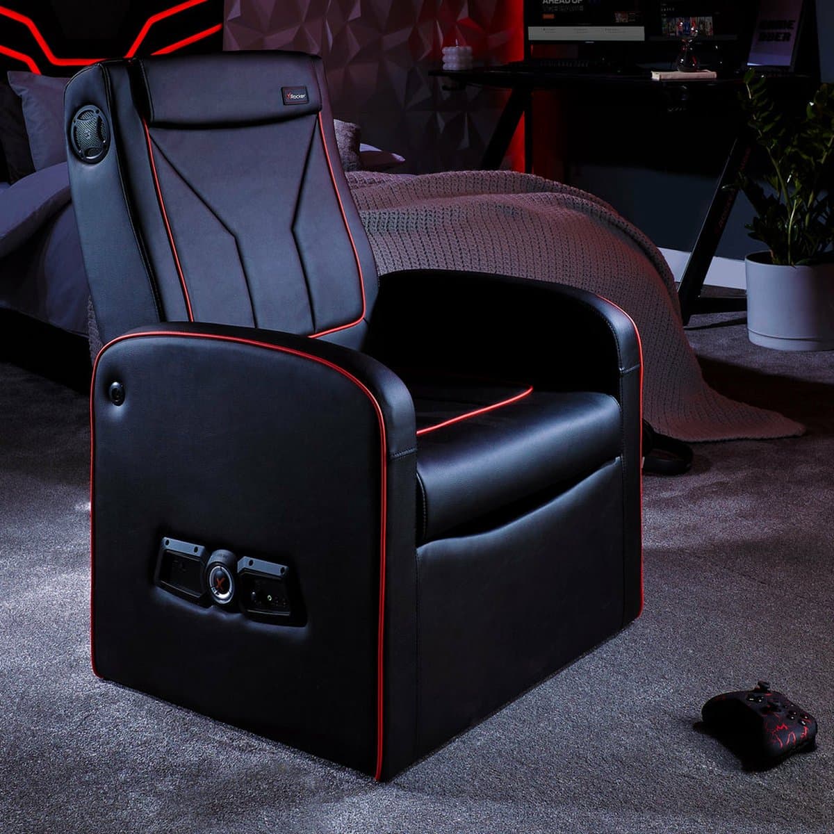 Gamestoel - Shift Luxe junior - 2.1 audio - 2 speakers - subwoofer (X Rocker)