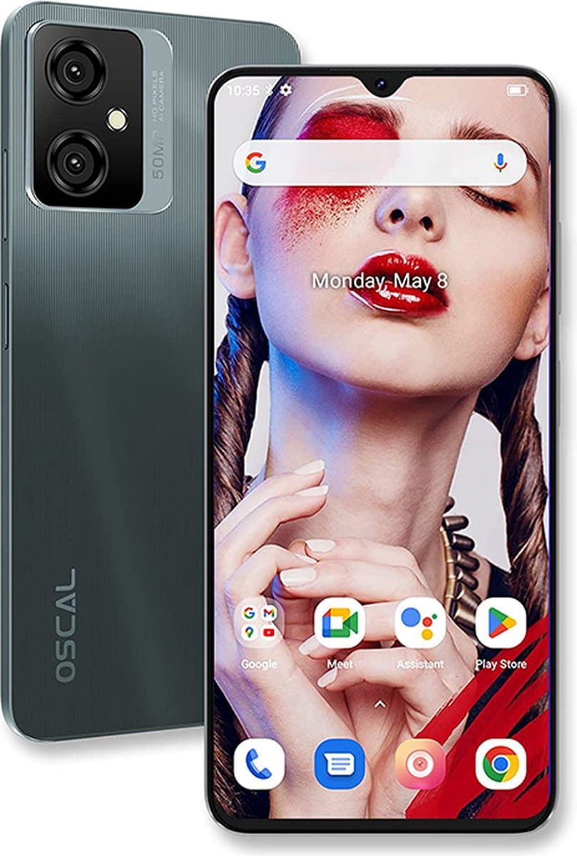 Smartphone Oscal C70 - 128GB - Zwart - Dual SIM