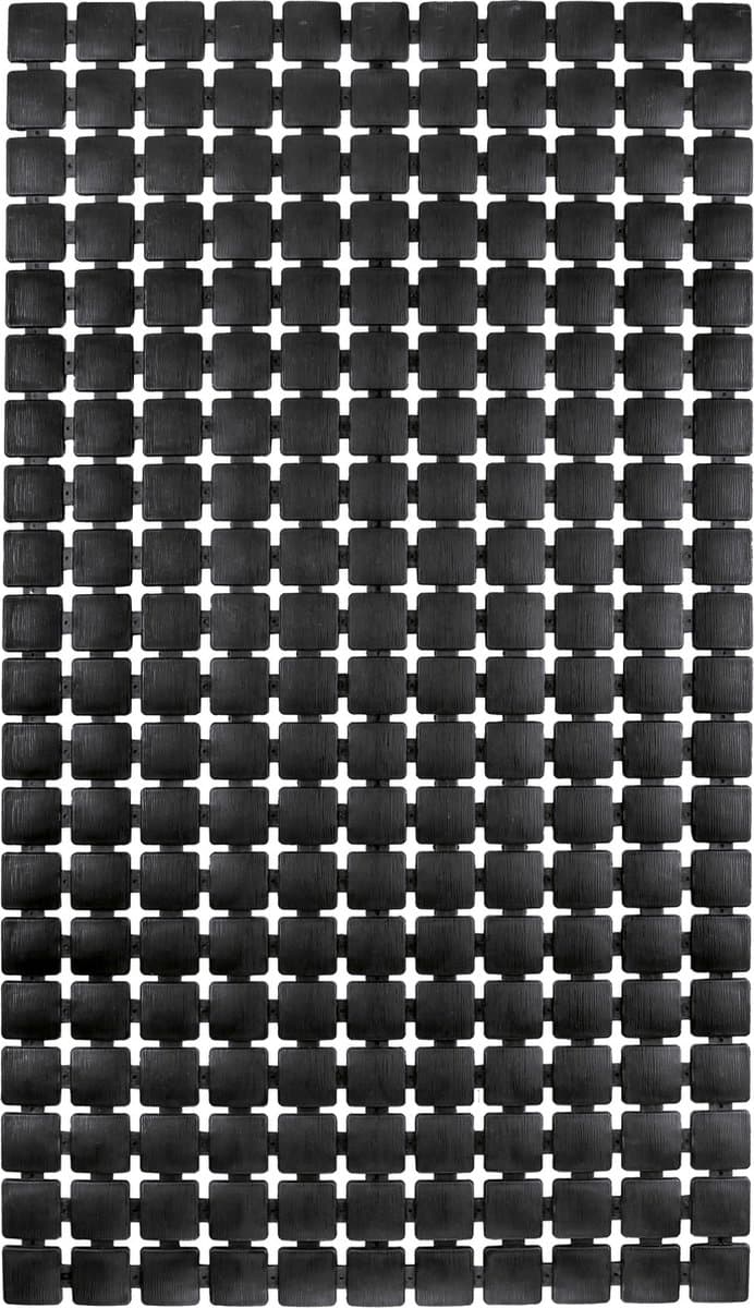 Kleine Wolke - Antislip badmat Gatty - Zwart - 39x68cm
