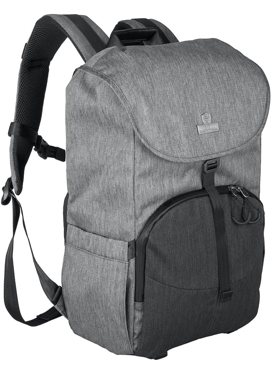 Undercover Dsign Cameratas - Waterdichte rugzakhoes - Camera riem - Sling - Reistas - Camera tas - Rugzak laptop - Laptoptas - Geschikt voor 16 inch - Grijs Denim