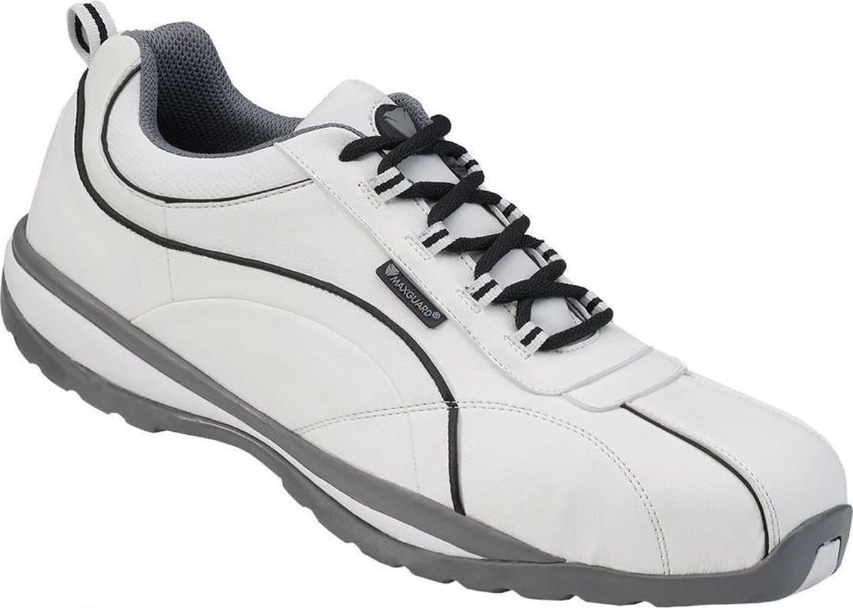 Safety Jogger- Maxguard - levi L340N - sportive werksneaker - S3 SRC-ESD - Wit – 42