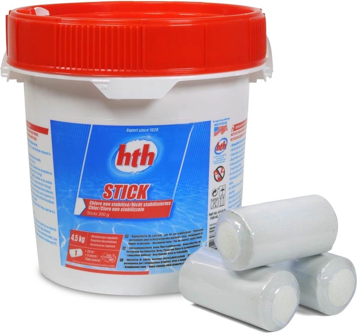 HTH Chloortabletten 300 grams sticks 4.5 kg - Zwembad Chloor
