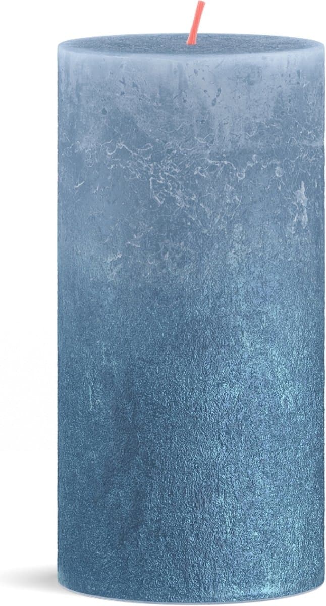 Bolsius Stompkaars Sunset Sky Blue - 13 cm / ø 7 cm