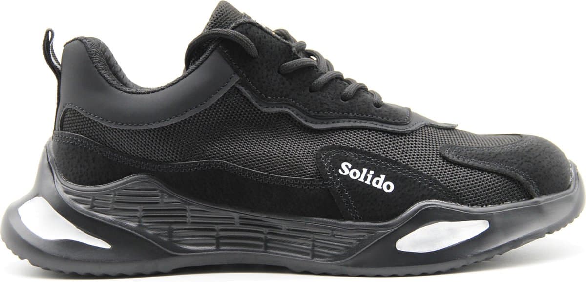 Solido Veiligheidsschoenen - Werkschoenen - Stalen Neus - Sneaker - Ademend en licht design - Maat 45