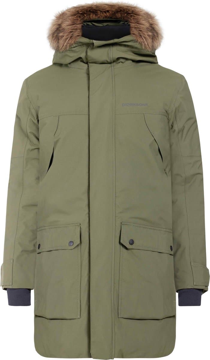 Didriksons RICK USX PARKA Heren Outdoorjas - Deep Green - Maat XXL