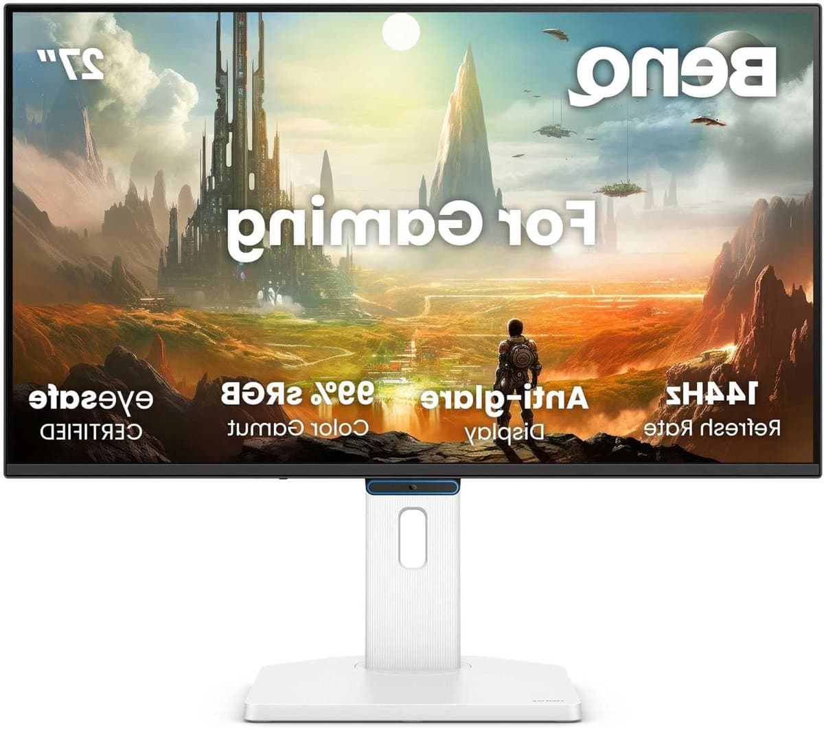 Kantoor Monitor - FHD Scherm - Comfortabel Werken - Oogbescherming Technologie - 27 inch - Wit
