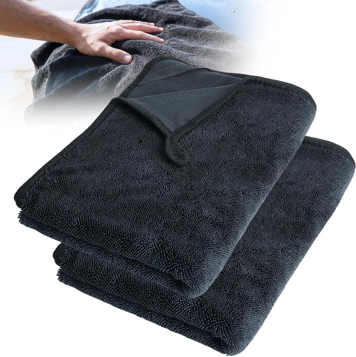 Microvezeldoeken - Autodweilen - Auto Reinigen - Superabsorberend Dubbelzijdig - 60 x 90 cm - Niet gespecificeerd