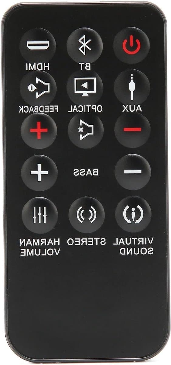 Compatibele Afstandsbediening voor Cinema Soundbar, Ideaal voor Geluidssystemen en Thuisbioscopen