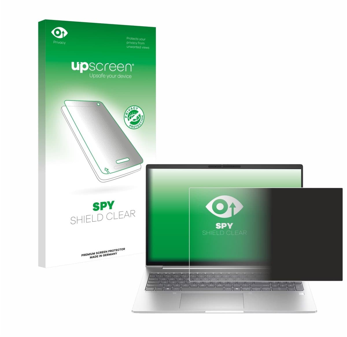 upscreen - privacy screenprotector voor HP EliteBook 6 G1i 14 - Folie Beschermfolie Blauwlichtfilter