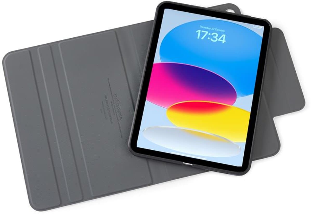 Pipetto Rotation Folio, Geschikt voor iPad 10.9 2022 - met 2-in-1 standaard functie, sterk magnetische cover