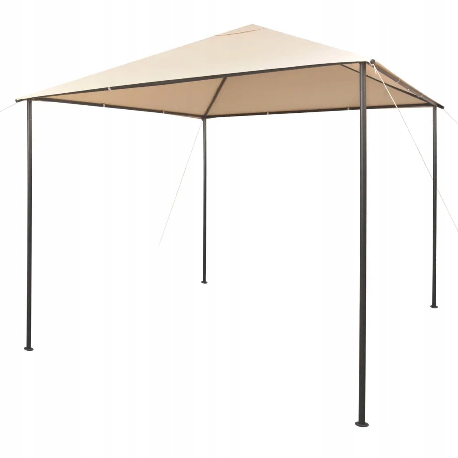 Beige Tuinpaviljoen 3x3x2.9m - Waterdicht en UV-bestendig
