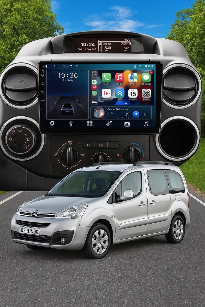 ADIVOX 9 inch voor geschikt Citroen C2/C3/Berlingo/Jumpy/Fiat Scudo/Peugeot 207/307/expert/Partner/ProAce/CarPlay/Auto/Wifi/DSP/5G/DAB+