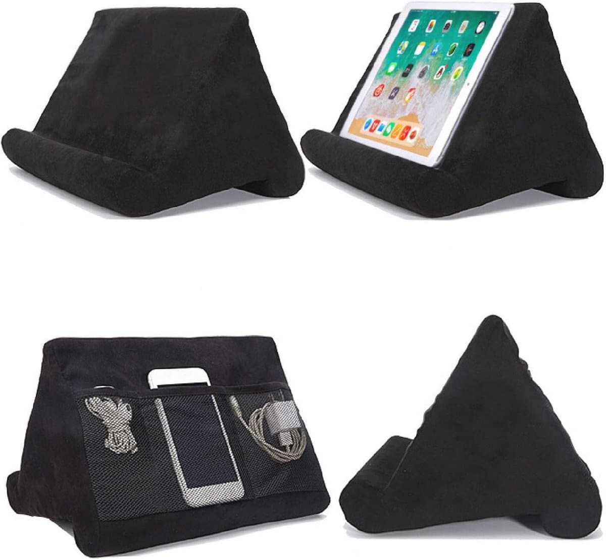 Tabletkussen voor Smartphone en Tablet - Universele Lazy Stand met Opbergruimte en Comfortabel Design