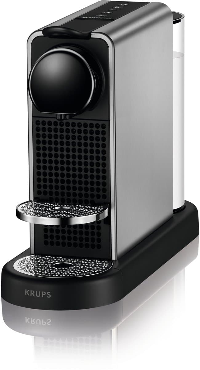Krups Nespresso Citiz Platinum XN610T - Koffiecupmachine - Titan - Compact - Energiezuinig