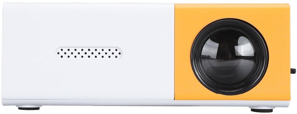 Mini-projector, draagbaar, 1080p, Full HD, met luidspreker, bioscoopprojector voor buiten, led-videoprojector voor thuisbioscoop, voor kinderen, EU-stekker