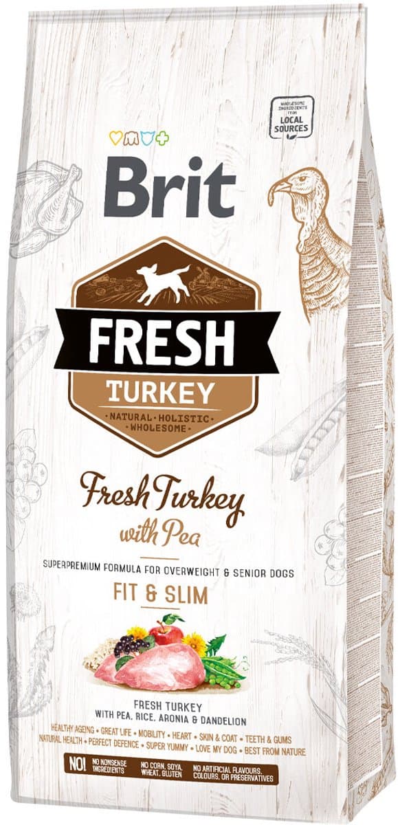 Brit Fresh Turkey with Pea Light Fit & Slim Adult - Senior