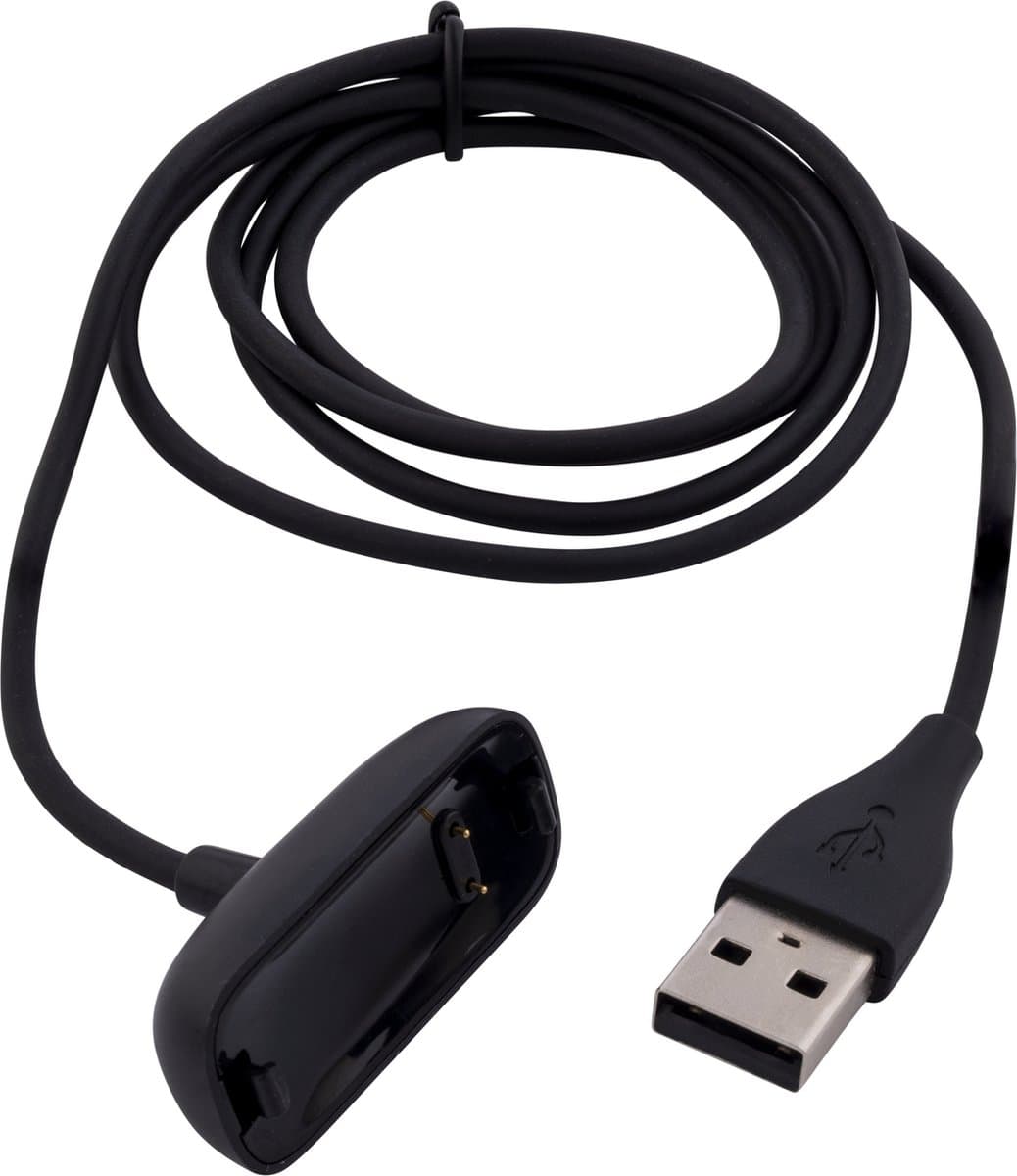 USB Oplaadkabel – Geschikt voor Fitbit Inspire 3 – 1 Meter – Snel & Veilig Opladen – Compact & Duurzaam