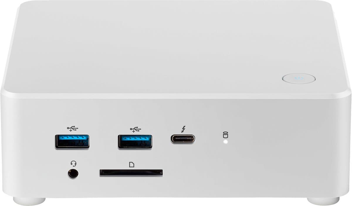 SKIKK Mini 5 White – Krachtige Mini PC, Volledig Aanpasbaar! Intel Core 7, DDR5 RAM, PCIe Gen 4 SSD, Thunderbolt 4 & Wi-Fi 6E. Stel 'm zelf samen!