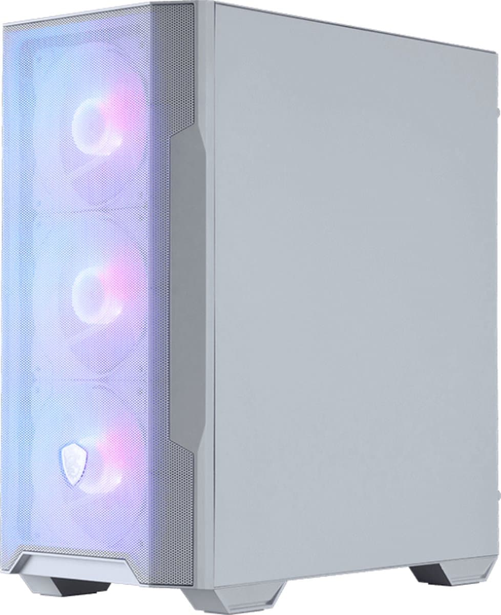 MSI MAG Forge M100R mid-tower transparant, wit
