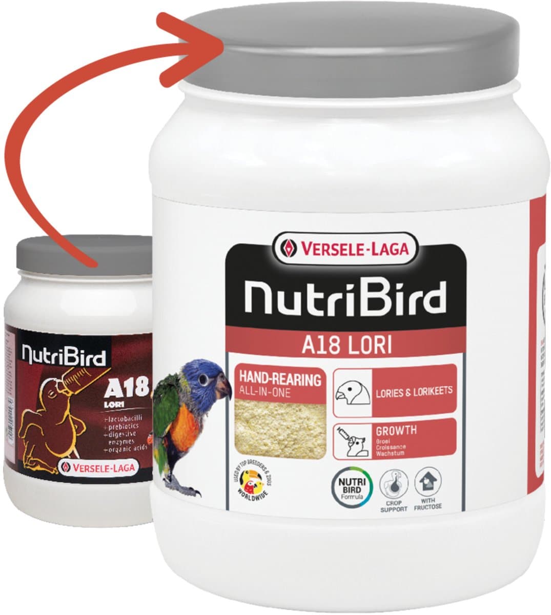 Versele-Laga Nutribird A18 Lori - Vogelvoer - 3 kg