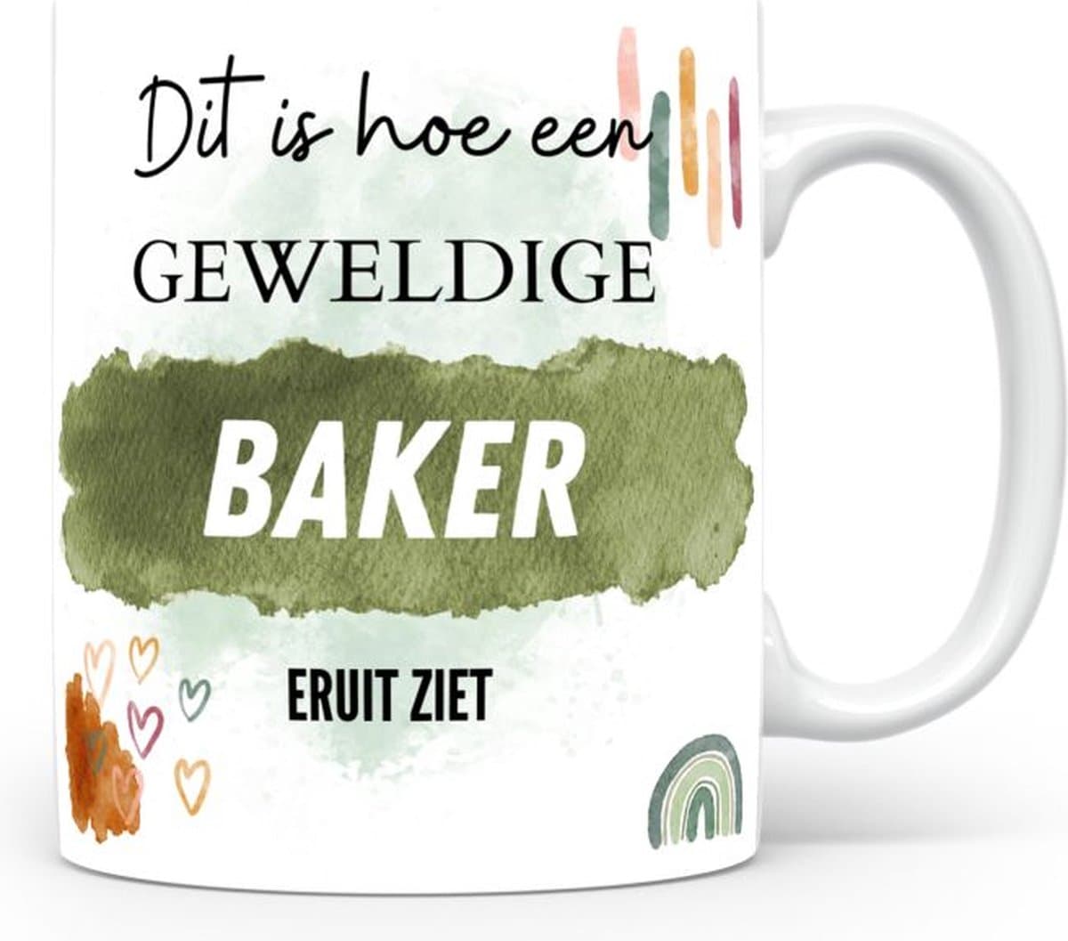 Mok bedrukken met beroep Baker