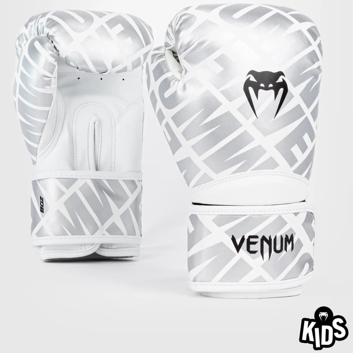 Venum Contender 1.5 XT Bokshandschoenen Kinderen Wit Zilver - 8 OZ