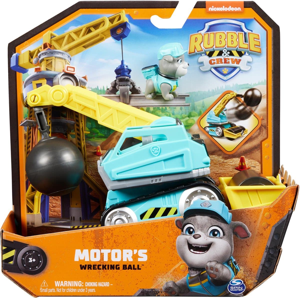 Paw Patrol Rubble&Crew kraanwagen - 95 cm, motor