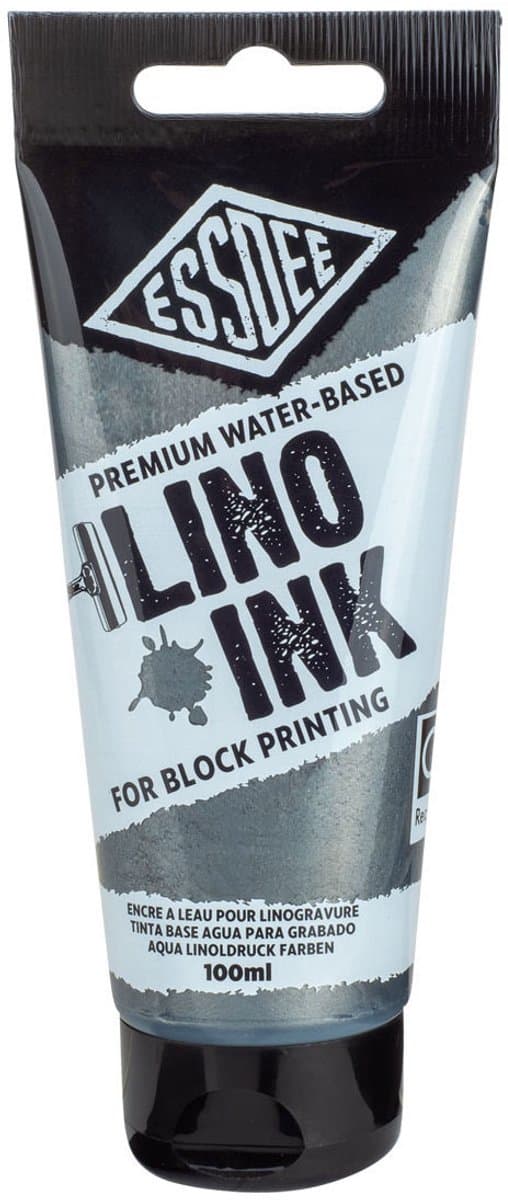Essdee Lino Inkt - Metallic Zilver 100 ml