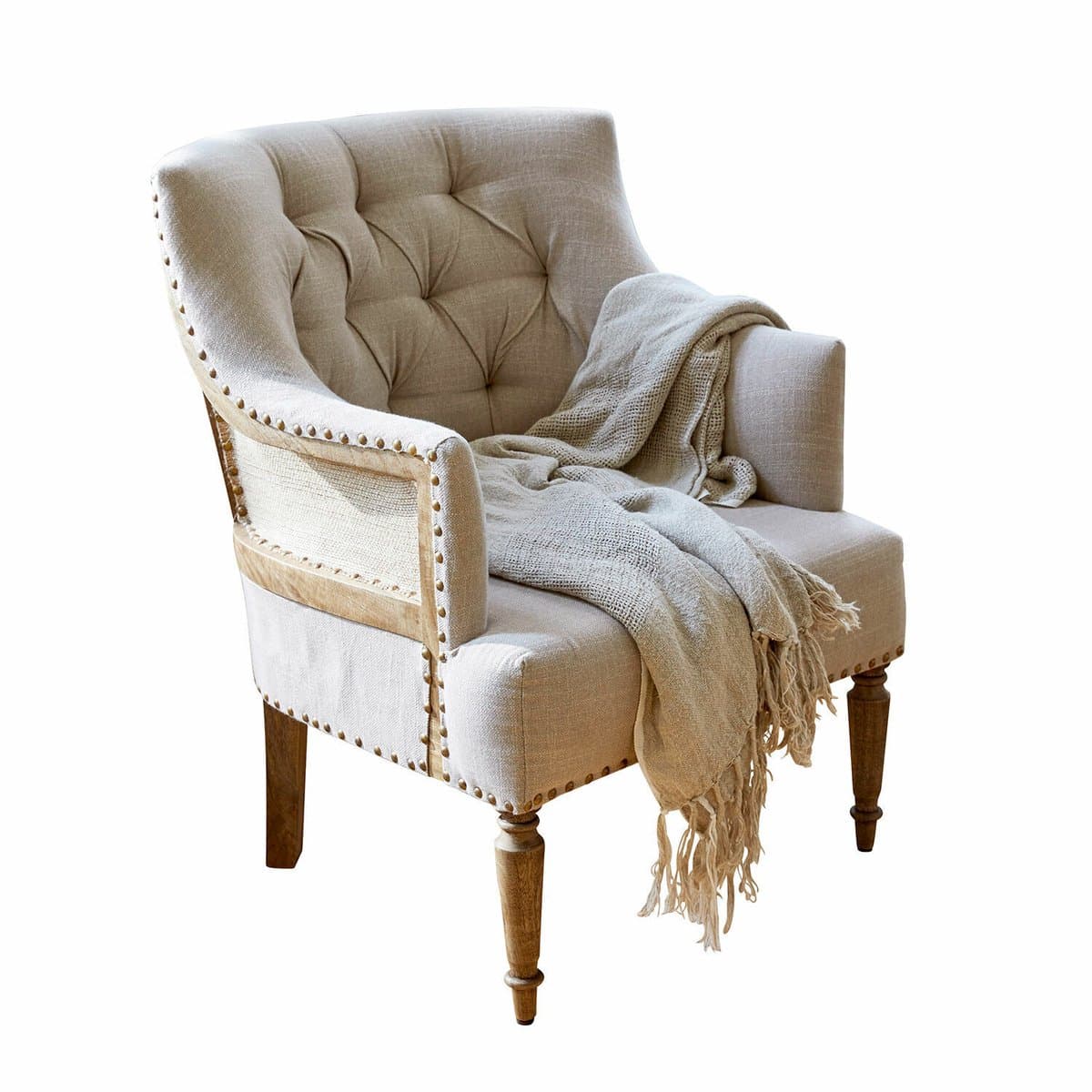 LOBERON Fauteuil Bebington linnen