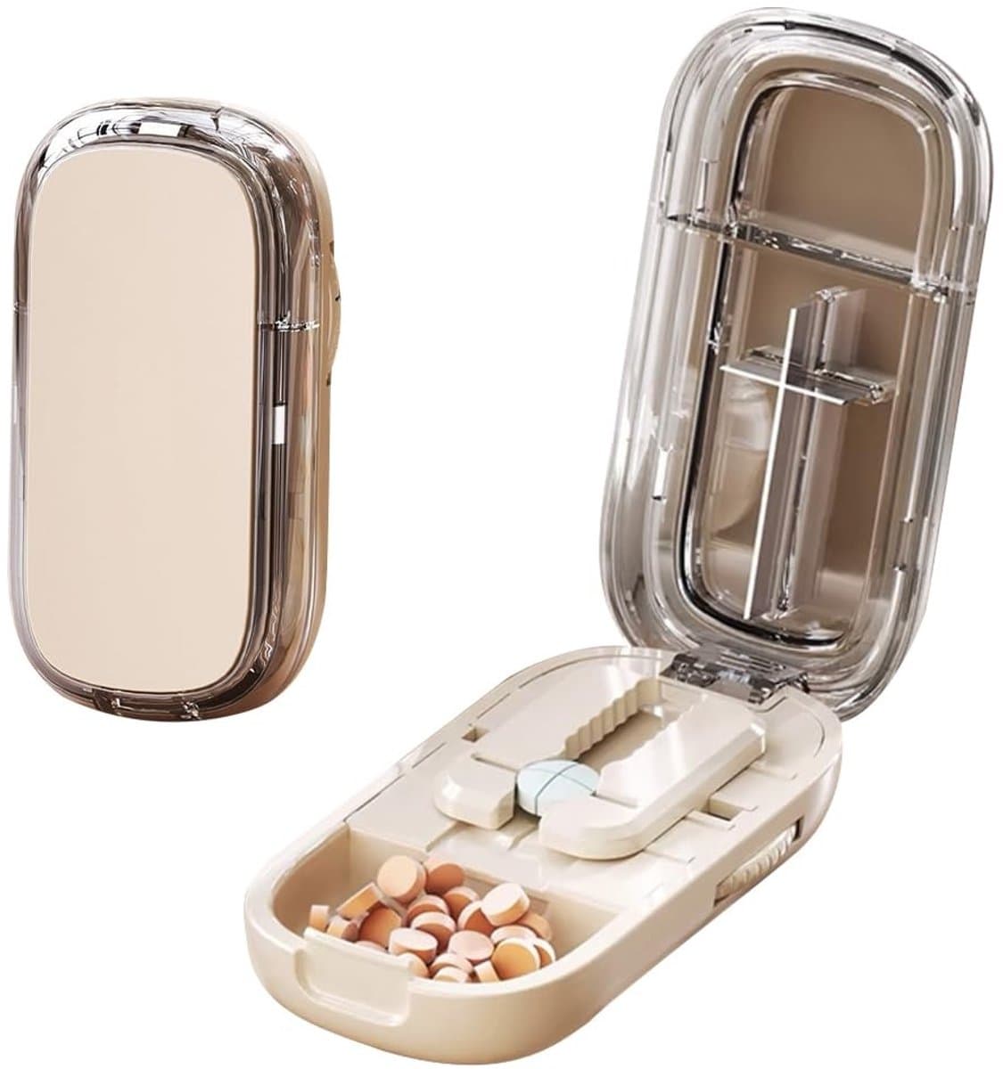 MTTProducts - Tablet divider - Tablet snijder - Voor nauwkeurig medicijnbeheer - Universele tablet divider - Geschikt voor grote en kleine pillen - Ide...