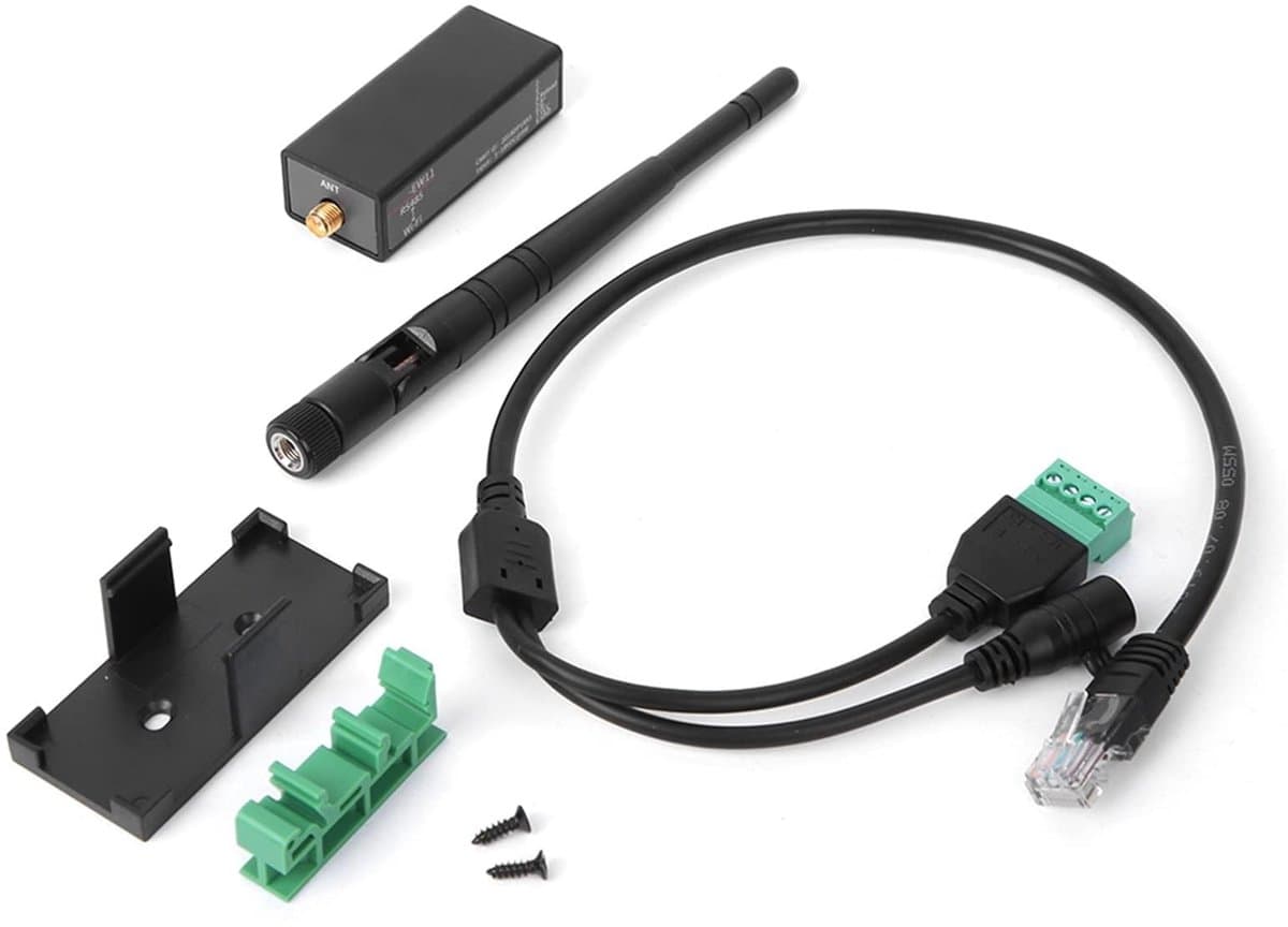 Store_8 - WiFi Seriële Apparaatserver - Netwerktransceiver - Externe Antenne - RJ45-interface - Ideaal voor industrie en thuisgebruik - Compact en ...