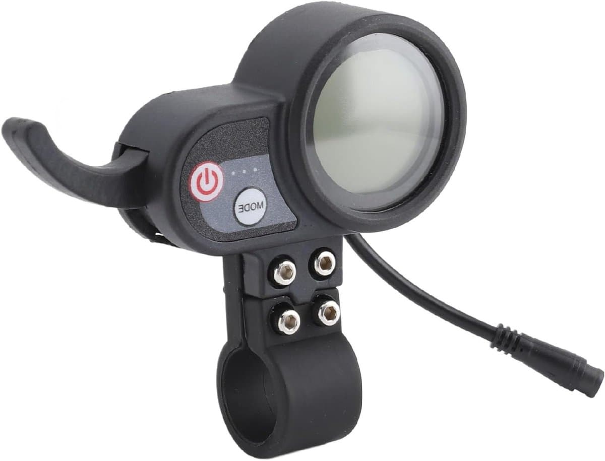 Waterdichte 6-Pin Controller voor Elektrische Scooter met LCD Display - 36 tot 60V, ABS Blauw, Geschikt voor 10 Inch Scooters en Verbeterde Prestaties