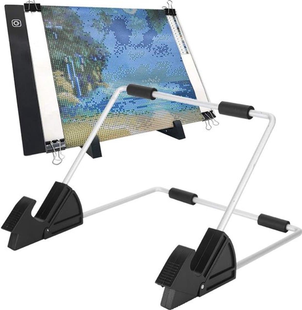 Verstelbare A4 Led Diamond Painting Board - Ergonomische Tablet Stand