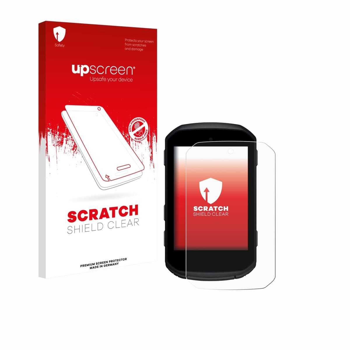upscreen - Screenprotector voor Garmin Edge 550 - Folie Beschermfolie transparant