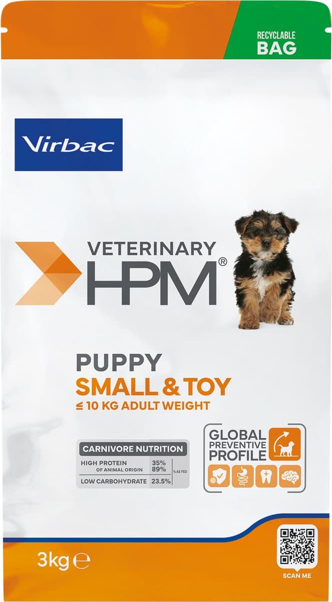 Virbac HPM - Baby Small & Toy Dog - 3 kg