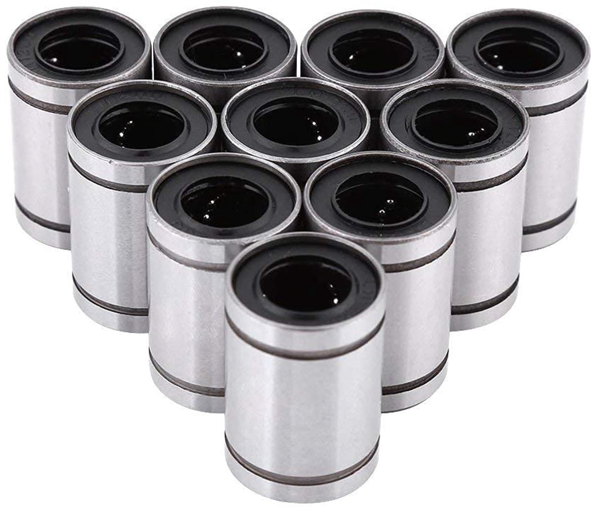 Lineaire Glijlagers, 10 Stuks LM12UU voor 12 mm Stang, Lineaire Beweging voor 3D-Printers, CNC en Andere Toepassingen