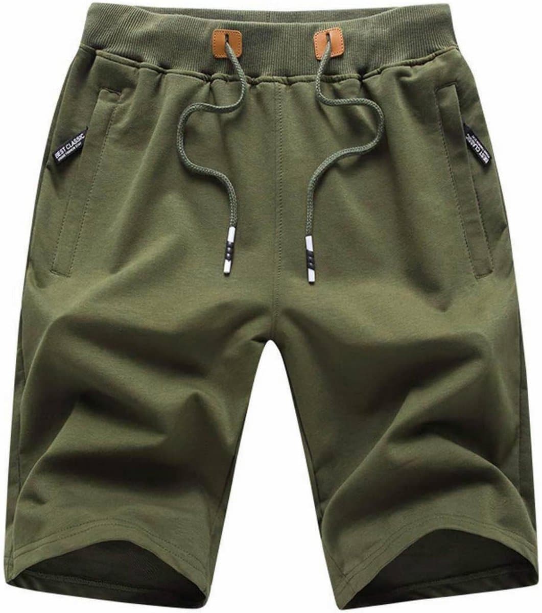 Sportkorte Broek Heren met Rits - Ademend en Sneldrogend