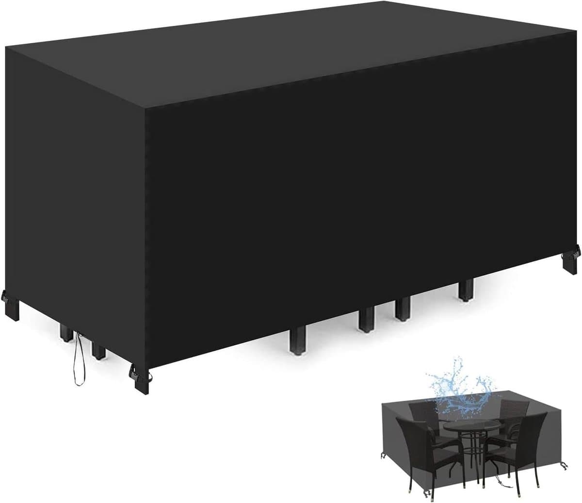Tuinmeubelhoezen - Outdoor bescherming - Meubels beschermen - Waterdicht Oxford 420D - 120 x 110 x 84 cm - Zwart