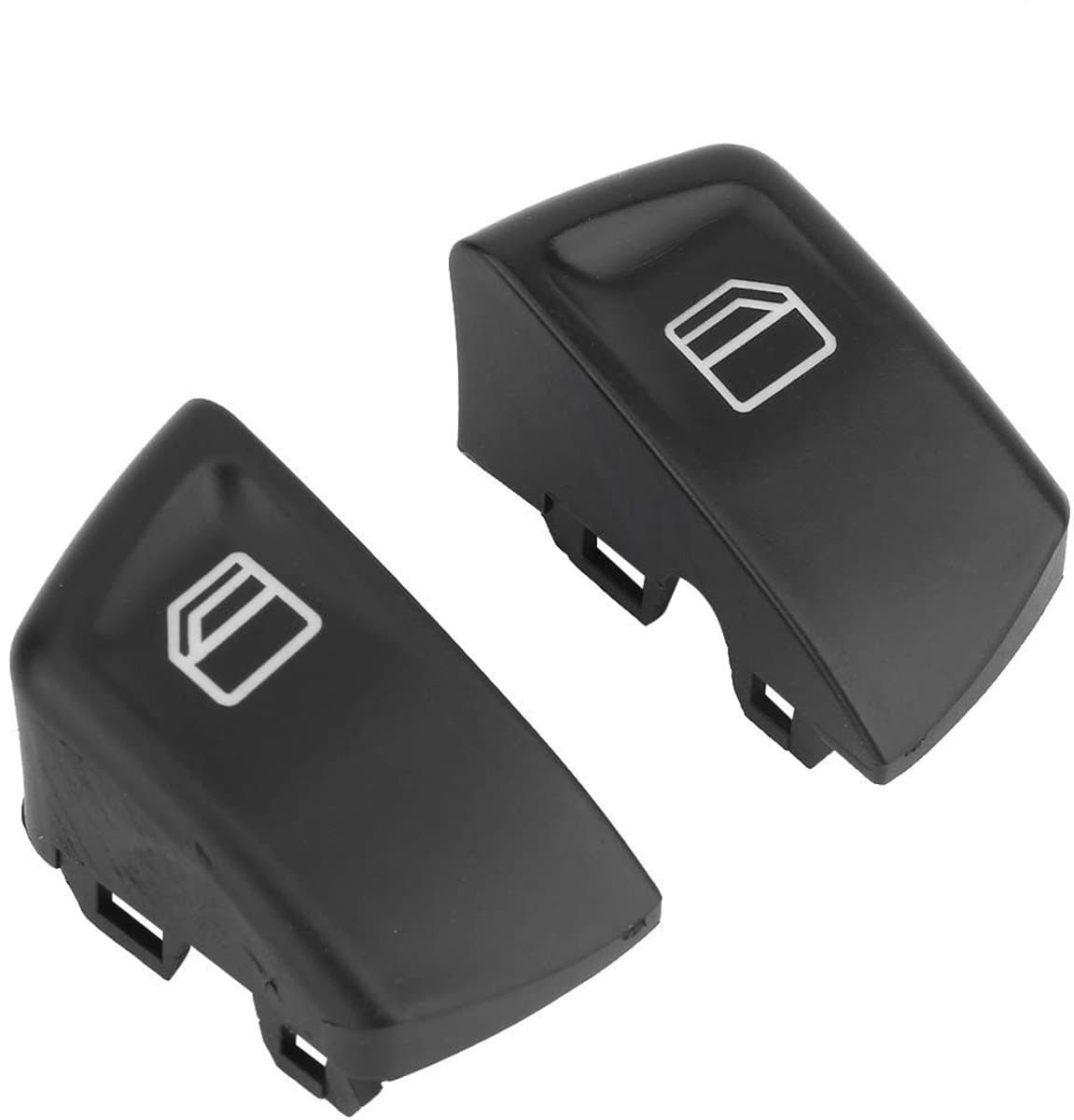 Dailygoods - Raamschakelaar knop deksel - 2 stuks - Eenvoudige installatie - Geschikt voor Vito Viano W639 Sprinter II 906 - Elektrische raamschakelaa...