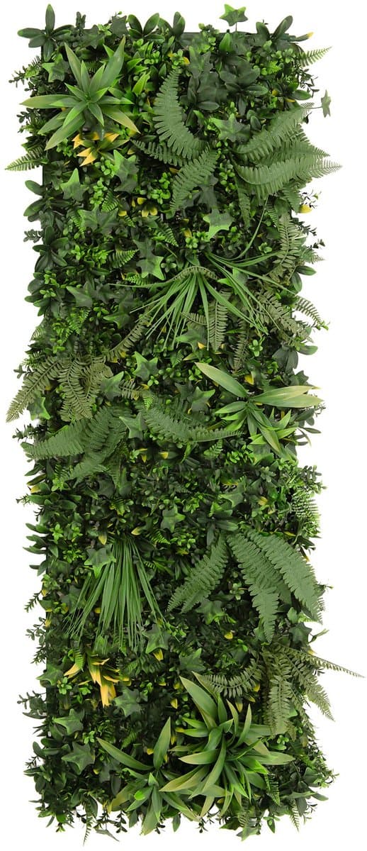 Kunstplanten wandpaneel Ayla - 50 x 150 cm - kunstmatige wandtegels tuin décor