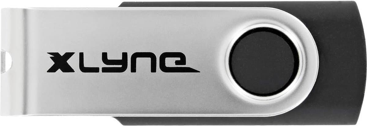 Xlyne USB-stick Retail 16 GB Zwart/zilver 7601600 USB-C