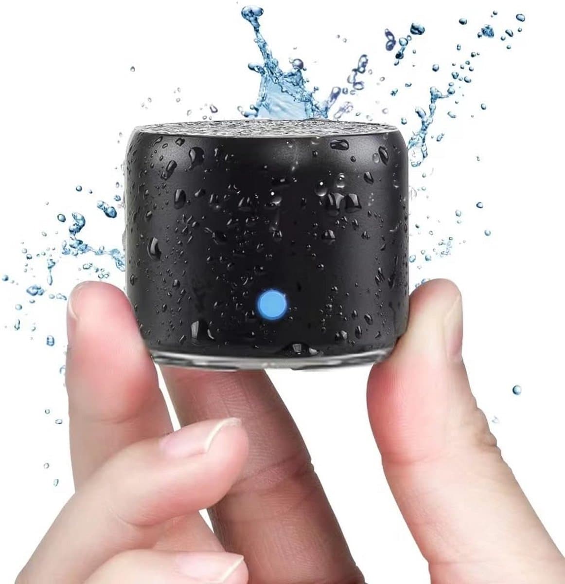 Mini Bluetooth Speaker - Draagbare Audio - Muziek Onderweg - Sterke Bas - 12 Uur Speeltijd - Zwart