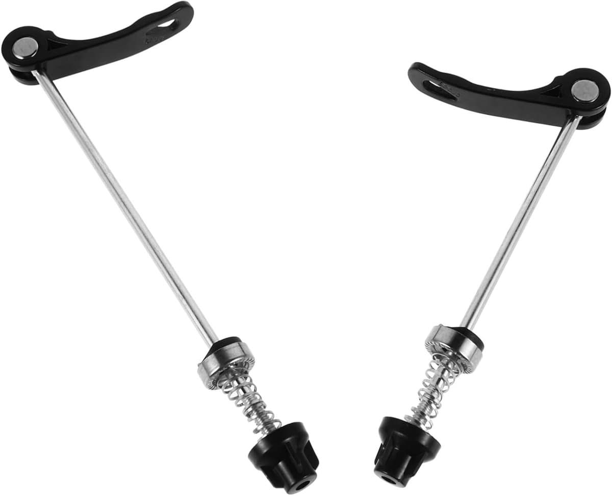 Fietswiel Assen - Voor en achter - Fietsen Onderhoud - Snelwissel Mechanisme - 24 cm - Zwart