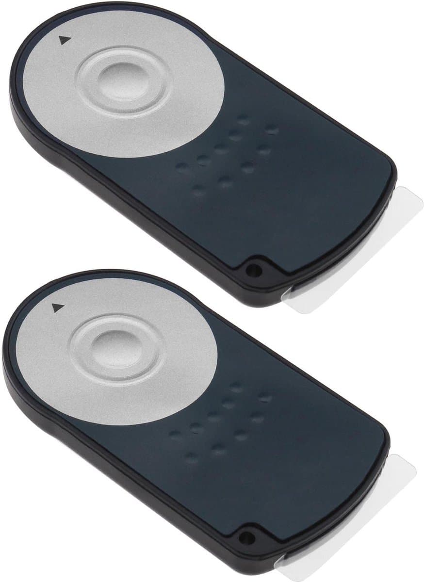 Allecto - Draadloze Afstandsbediening - Infrarood Camera Trigger - Zwart - Compatibel met Canon Camera's - 2 Stuks - 5 Meter Bereik