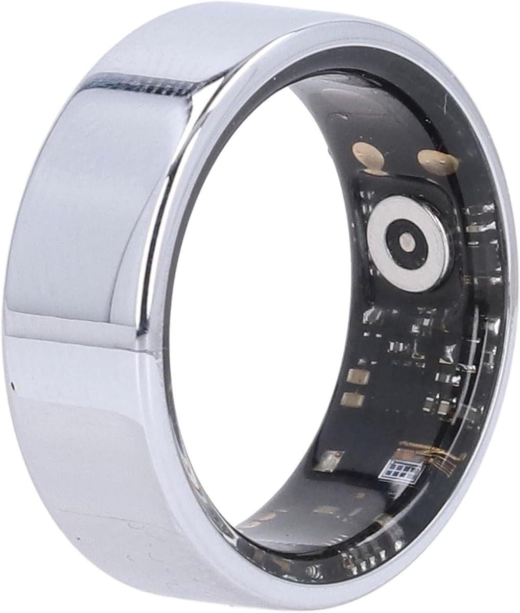 Slimme Ring - Fitness Tracker - Gezondheid Monitoren - IP68 Waterdicht - 7 Dagen Batterij - Zilver