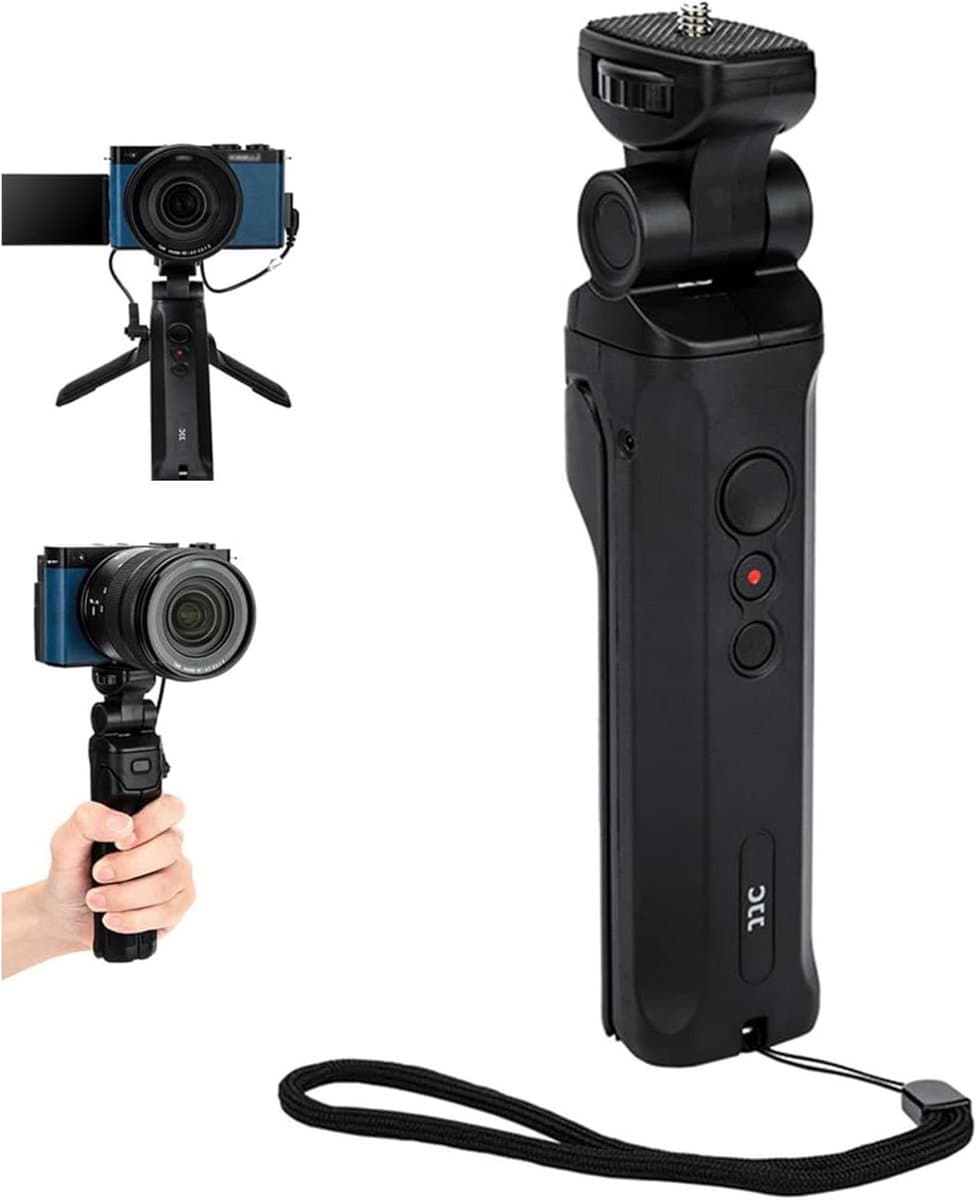 Shooting Grip en Statief voor Camera's - Selfies, Vlogging, Reizen - Compatibel met Panasonic G100D en S9 - Vervangbare DMW-SHGR2 Grip
