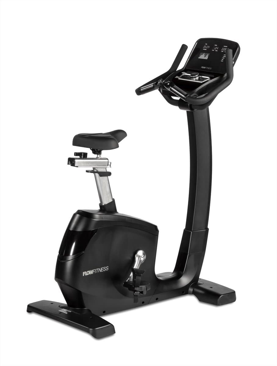 Flow Fitness Perform UB5i Upright Bike Hometrainer - 24 programma's - 32 trainingsniveaus - Train met apps