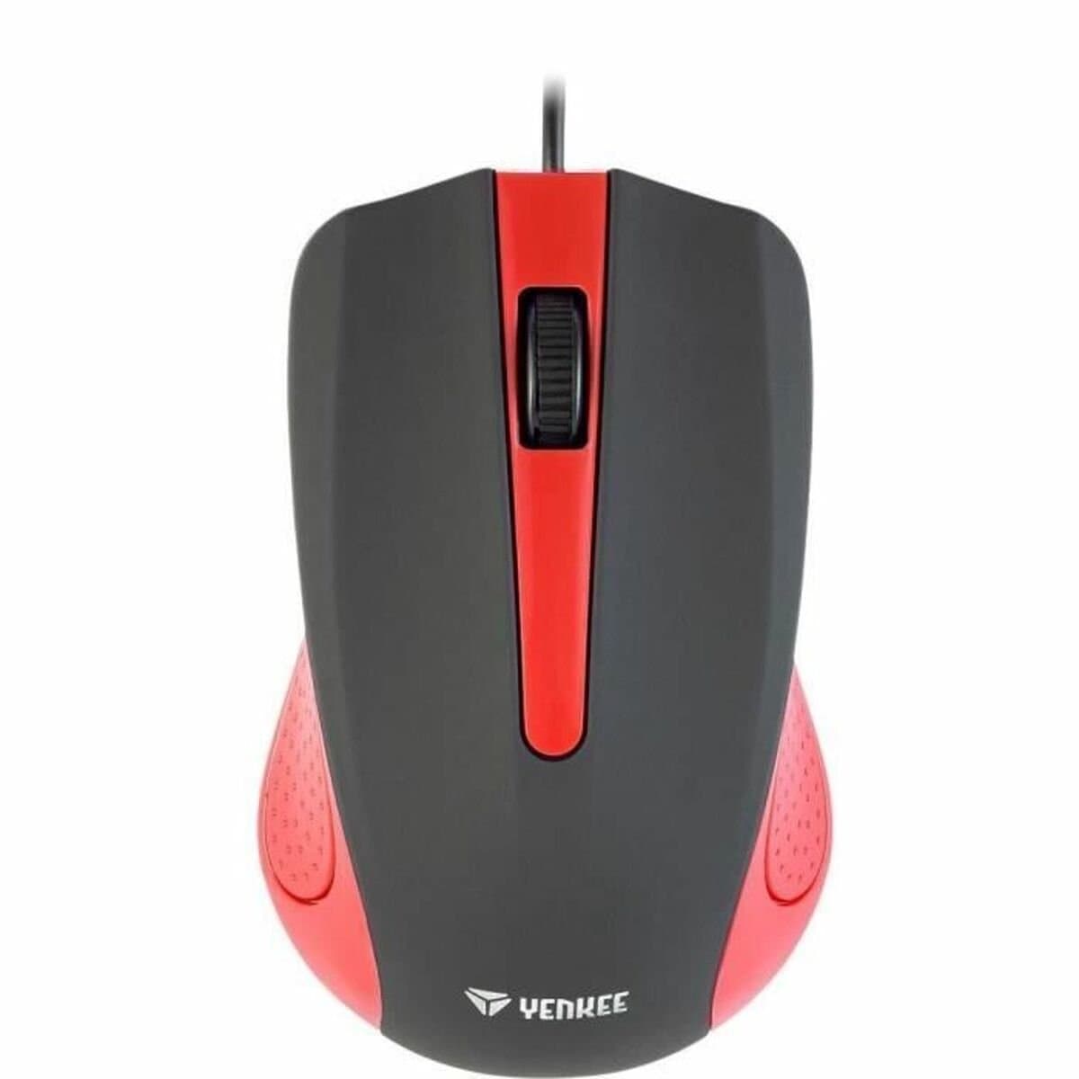 Muis Yenkee YMS 1015RD Zwart 1000 dpi
