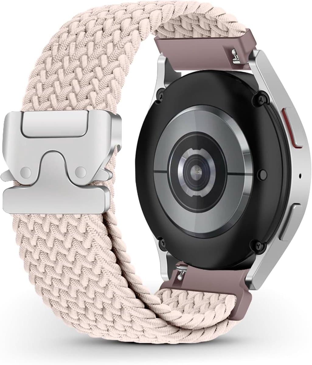 Cosensi - Nylon armband voor smartwatches - Samsung Galaxy Watch 7 6 5 4 - Garmin Vivoactive 6 Vivoactive 5 Forerunner 165 Vivomove Trend - melkthee.